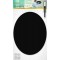 SECURIT Tableau Tableau a  Craie, resine de Melamine, Ovale, Noir, 30 x 50 cm