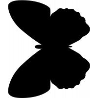 SECURIT Tableau de Mur comme Un Papillon