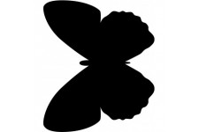 SECURIT Tableau de Mur comme Un Papillon