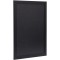SECURIT Woody Ardoise - Bois Finition Laque - Feutre-Craie Blanc + Kit de Montage Inclus - 30x40cm