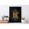SECURIT Woody Ardoise - Bois Finition Laque - Feutre-Craie Blanc + Kit de Montage Inclus - 30x40cm