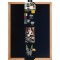 Securit Woody Tableau mural noir Cadre en teck 60 x 80 cm
