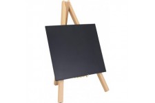 SECURIT 24 cm x 15 cm-Bois-Mini trepied de Table Finition laquee en hetre