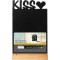 Securit Silhouette Ardoise de table ''Kiss'' - Socle en Bois - Feutre-craie Inclus