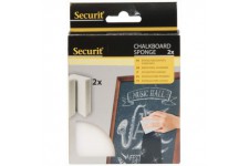 Securit rigide pour eliminer les taches Magic craie-Nettoyage facile a l'eponge-Gris (Lot de 2)