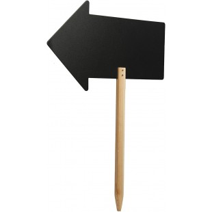 Securit FBS-Arrow Tableau noir avec marqueura   craie Support en bois avec pointe