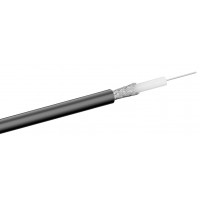 Wentronic Câble coaxial RG 58-100 Noir (50 Ohm), la bague 100m
