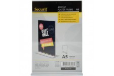 Securit Transparent Poster en forme de L Support, format A4, orientation portrait (Pft-acl-a4) Vertical