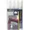 Securit Feutre-Craie Waterproof Blanc Lot de 4 - Medium 2-6mm