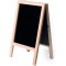 Securit Tableau noir Mini tableau noir Trottoir A5/Poster support, en bois laque Uni (sbs-b-mni)
