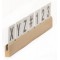 Securit etagere Lettre Y Compris lettres et chiffres, Teak, 1 m