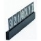 Securit Lettre etagere, y compris lettres et chiffres - 1 m - Noir
