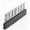 Securit Lettre etagere, y compris lettres et chiffres - 1 m - Noir