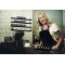 Securit Lettre etagere, y compris lettres et chiffres - 1 m - Noir