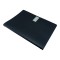 Securit Carte menu 100% cuir agglomere - couleur Noire - Ligne Ego - format A4 - 1 Insert Inclus (4 Vues)