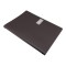 Securit Carte menu 100% cuir agglomere - Couleur Marron - Ligne RAW - format A4 - 1 Insert Inclus (4 Vues)