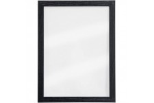 Securit Woody verre - bois finition Laque - Feutres-craie Blanc et Noir + Kit de Montage Inclus - 30x40cm