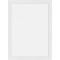 Securit Woody Ardoise blanche- Bois finition Laque Blanc - Feutres-craie Noir et Or + Kit de Montage Inclus - 30x40cm