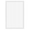 Securit Woody Ardoise blanche- Bois finition Laque Blanc - Feutres-craie Noir et Or + Kit de Montage Inclus - 40x60cm