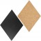 Securit Lot de 7 tableaux noirs en liege et en liege avec marqueurs noirs, punaises et bandes de fixation double face (4 tableau