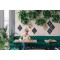 Securit Lot de 7 tableaux noirs en liege et en liege avec marqueurs noirs, punaises et bandes de fixation double face (4 tableau