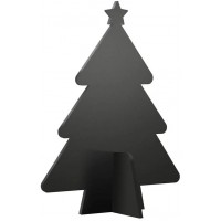 SECURIT Silhouet 3D Tableau Ardoise Arbre Noir22x14x4cm - INCL 3 Chalkmarkers
