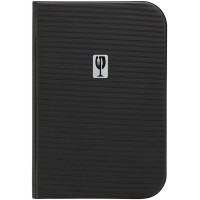 Protege menu en PVC modele Essential format A5 couleur noir - Presentation menu restaurant - A5