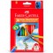 Faber-Castell 116530 Crayons de couleur triangulaire Jumbo avec Taille-crayon (Lot de 30)