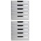 Exacompta - Ref. 301041D - MODULO A4 - Caisson 5 tiroirs fermes pour documents A4+ - Dimensions exterieures : Profondeur 35 x la