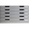 Exacompta - Ref. 322041D - MODULO A3 - Caisson 5 tiroirs fermes pour documents A3+ - Dimensions exterieures : Profondeur 35 x la