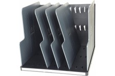 Exacompta Ecoblack Module de classement 30 x 28,80 x 25,50 cm Noir/Gris Souris