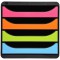 Exacompta - Ref. 310498D - BIG-BOX - Caisson 4 tiroirs pour document A4+ -Dimensions exterieures : Profondeur 34,70 x largeur 27