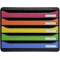 Exacompta - Ref .308798D - BIG-BOX PLUS HORIZON - Caisson 5 tiroirs pour documents A4+ - Dimensions exterieures : Profondeur 27 