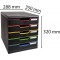 Exacompta - Ref. 301914D - MODULO A4 - Caisson 5 tiroirs fermes pour documents A4+ - Dimensions exterieures : Profondeur 35 x la