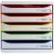 Exacompta - Ref. 309913D - BIG BOX PLUS - Caisson 5 tiroirs pour document A4+ - Dimensions exterieures : Profondeur 34,7 x large
