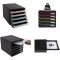 Exacompta - Ref. 309913D - BIG BOX PLUS - Caisson 5 tiroirs pour document A4+ - Dimensions exterieures : Profondeur 34,7 x large
