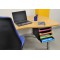 Exacompta - Ref. 309913D - BIG BOX PLUS - Caisson 5 tiroirs pour document A4+ - Dimensions exterieures : Profondeur 34,7 x large