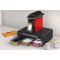 Exacompta 318798D Toolbox Maxi Caisson individuel a  3 Tiroirs Iderama Noir/Arlequin