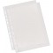 Esselte, Pochettes Plastique Perforee A4, Matiere Lisse Transparente, Ouverture sur le haut, Polypropylene 43 Microns, Lot de 10