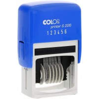 Numeroteur COLOP Tampon Numeroteur S226, 6 chiffres, bleu