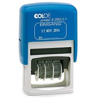 COLOP 105630 Tampon dateur Printer S260 Bleu