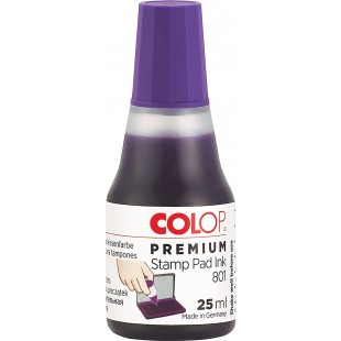 Colop Premium encre de Tampon 801, violette, a  base d'eau 819804