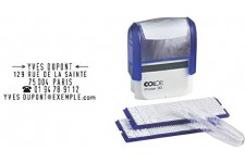'COLOP Tampon 100884 texte automatique"D Kit de Y Sets Printer 30/2 pour I, FR