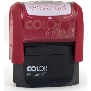 Colop Copie Timbre a  encrage automatique Empreinte Rouge 38x14 mm