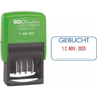 COLOP 127789 Tampon de date"green Line" Printer S260/L3"GEBUCHT"