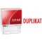 Colop 152224 Printer 20 Tampon encreur avec texte en duplication Rouge