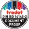 Trodat 6/57 Tampone di ricambio per Trodat Professional 5207 e 5470 verde, 2 Pezzi