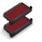 TRODAT Lot de 2 Cassettes encreur de rechange pour tampon 6/4911C Rouge