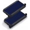 Trodat Pack de 2 Cassettes d'Encrage Printy 6/4912 Bleu