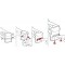 Trodat Cassette d'encrage de rechange 6/4913 pour Trodat 4913, 4913 typo et 4953 rouge